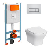 Комплект VitrA Zentrum 9875B003-7201 4 в 1 с микролифтом