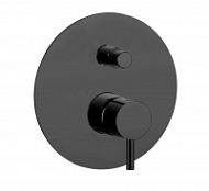 Смеситель Cisal Less New LN00210040 для ванны с душем, внешняя часть, черный матовый Смеситель Cisal Less New LN00210040 для ванны с душем, внешняя часть, черный матовый