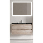 Мебель для ванной Sancos Libra 100 LB100EG дуб галифакс натуральный/черный