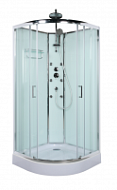 Душевая кабина BelBagno Uno UNO-CAB-R-2-80-P-Cr 80х80 см без крыши, рифленое стекло Душевая кабина BelBagno Uno UNO-CAB-R-2-80-P-Cr 80х80 см без крыши, рифленое стекло