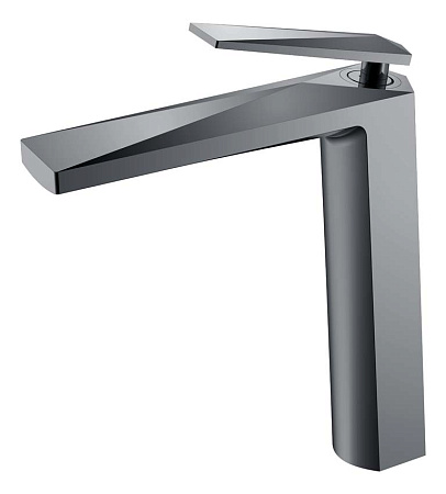 Смеситель Boheme Venturo 372-SGM для раковины, оружейная сталь глянцевая