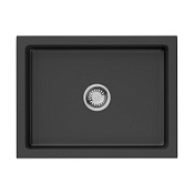 Кухонная мойка Omoikiri Mikura 61-BL 46x61x25.4 черный