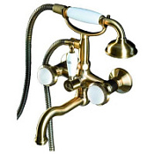 Смеситель Boheme Satine 313-ST для ванны с душем, бронза