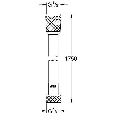 Душевой шланг Grohe Relexaflex 28154002 175 см