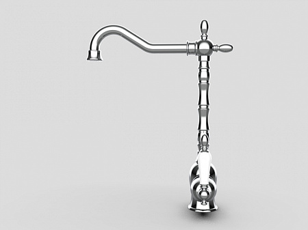 Смеситель GPD Retro MTE180 для раковины, хром