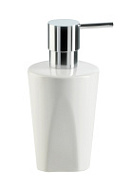 Дозатор для жидкого мыла Stil Haus Liz LZ30AP(08-BI) хром/белый