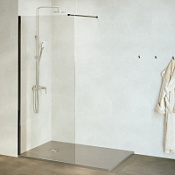 Душевая перегородка RGW Walk In WA-010B 130x195 прозрачное/черный