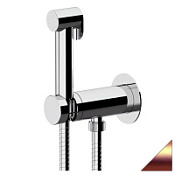 Гигиенический душ со смесителем Remer Shut-Off X61PWRP медь брашированная