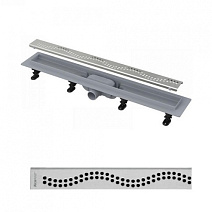 Душевой лоток AlcaPlast APZ8-750M 750 с решеткой, горизонтальный выпуск