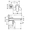 Смеситель Hansgrohe Rebris S 72528000 для раковины, хром - фото 3
