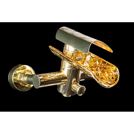 Смеситель Boheme Hypnose 233-G для ванны с душем, золото