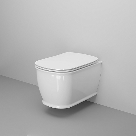 Унитаз подвесной Ambassador Royal 263K19002RS безободковый, белый