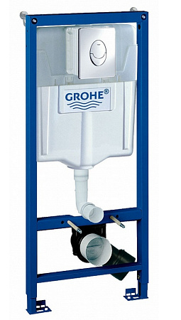 Система инсталляции для унитазов Grohe Rapid SL 38721001 3 в 1 с кнопкой смыва