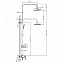 Душевая стойка Lemark Tropic LM7002BL черный - фото 2