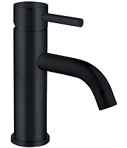 Смеситель ABBER Wasser Kreis AF8110B для раковины, черный матовый Смеситель ABBER Wasser Kreis AF8110B для раковины, черный матовый