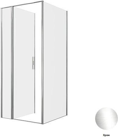 Душевой уголок Allen Brau Priority 3.31025.00 + 3.31043.00 90x90 хром