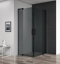 Душевой уголок Cezares Slider SLIDER-A-2-90/100-GRIGIO-NERO