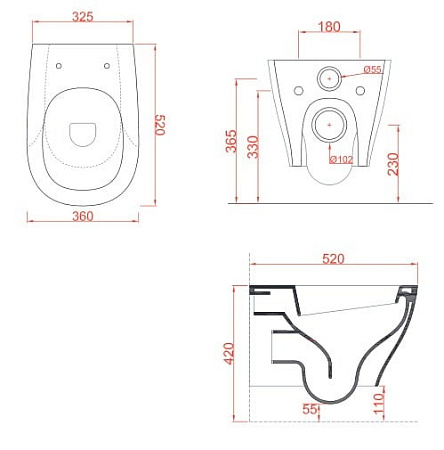 Унитаз подвесной ArtCeram Ten TEV005 01;00 белый глянцевый