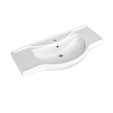 Тумба с раковиной Opadiris Риспекто Z0000001784 100 орех антикварный (Нагал, Р46) / бронза