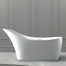 Ванна из искусственного камня ABBER Stein AS9618 169x75 белый матовый Ванна из искусственного камня ABBER Stein AS9618 169x75 белый матовый