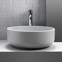 Раковина накладная Kerasan Ciotola 430230 46x46 белый матовый