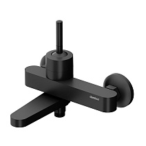 Смеситель Damixa Arc 291000300 для ванны с душем, черный TOTAL BLACK