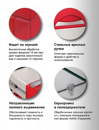 Тумба под раковину Style Line Жасмин 100 3 ящика, белый