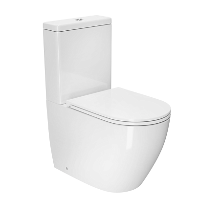 Унитаз-компакт D&K Matrix DT1397016 микролифт, безободковый
