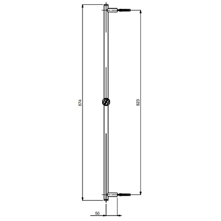 Душевая штанга TOTO NC VHC600
