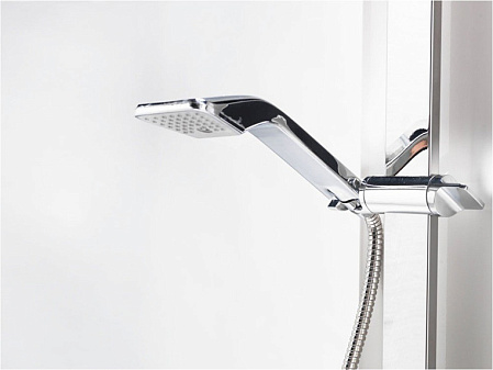 Душевая кабина IDO Showerama 8-5 4985123010 100x100 стекло тонированное,  профиль белый
