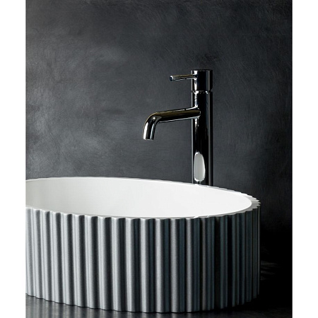 Раковина Armadi Art Canale 878-S рифленая, серебро