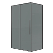 Душевой уголок Grossman Galaxy 120.K33.01.1390.42.10 129-130x89-90x195 тонированное/графит сатин
