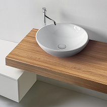 Раковина накладная Kerasan Ciotola 430301 46x46 белый