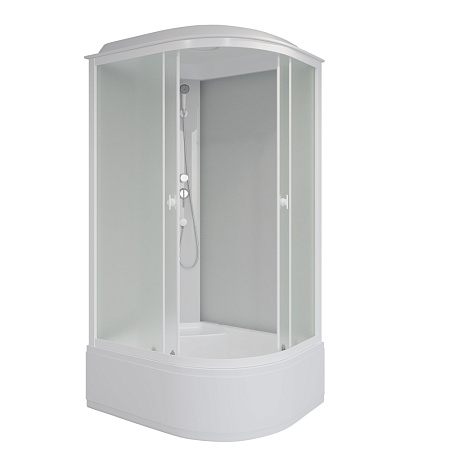 Душевая кабина Niagara Promo P120/80/40L/MT 120x80x215 L стекло матовое/профиль белый