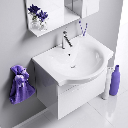 Мебель для ванной Aqwella Н-Лайн N-Li.01.06 65 белый