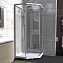 Душевая кабина IDO Showerama 10-5 131.404.207.313 100x100 стекло прозрачное, профиль белый - фото 2