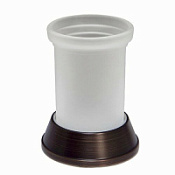 Стакан WasserKRAFT Isar K-2328 для зубных щеток, темная бронза