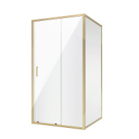 Душевой уголок Niagara Nova NG-42-9AG-A110G 90x110x190 стекло прозрачное/профиль холодное золото