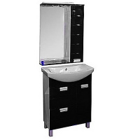 Мебель для ванной Aquanet Сити 65 черная