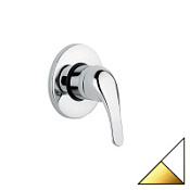 Смеситель Emmevi Ambra 9009BO для душа, белый/золото