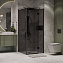 Душевой уголок Niagara Nova NG-2831-34BLACK 90x90x195 стекло тонированное/профиль черный матовый - фото 2