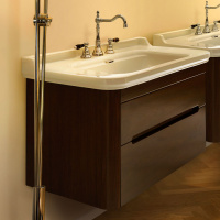 Мебель для ванной Kerasan Waldorf 919346noce 80 подвесная 3 отверстия орех