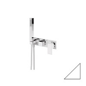 Смеситель Cezares Porta PORTA-VDM2-BIO для ванны и душа, белый матовый