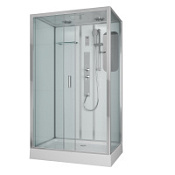 Душевая кабина Niagara Premium NG-6012-01GQR 120x80x210 стекло прозрачное/профиль хром
