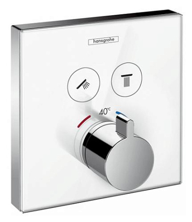 Термостат Hansgrohe ShowerSelect 15738400 для душа, белый/хром