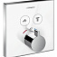 Термостат Hansgrohe ShowerSelect 15738400 для душа, белый/хром - фото 1