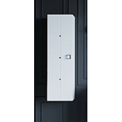 Шкаф-пенал Armadi Art Piazza 844-WCR без ножек, белый/хром