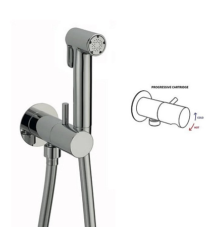 Гигиенический душ со смесителем Cisal Shower CV00797521 хром