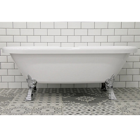 Акриловая ванна Radomir Леонесса 1-01-2-0-9-138 175х80 на ножках "лилия" Chrome