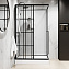 Душевая кабина Niagara Standart ST100/80/15QL/KL/BKT 100x80x225 черный матовый/прозрачный клетка - фото 6
